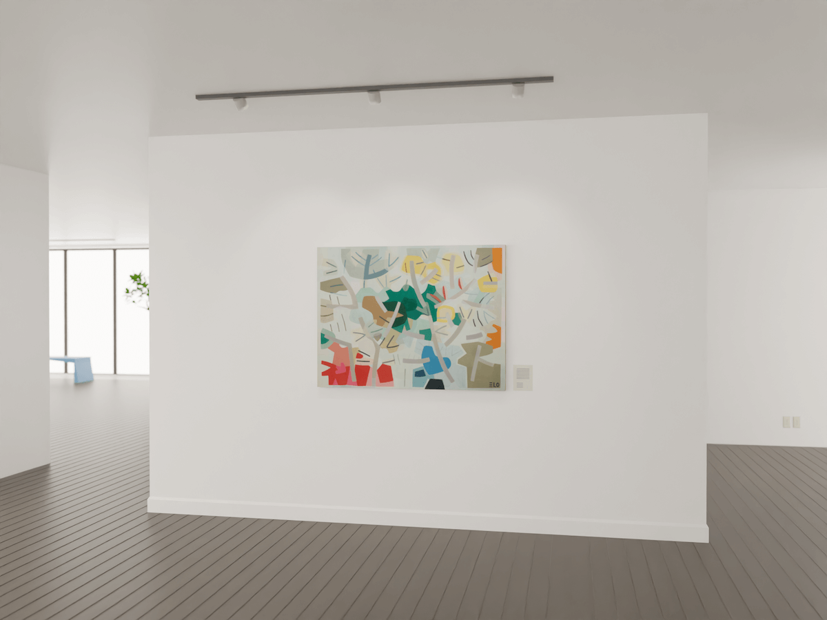 Possible Garden, Painting by Elohim Sanchez. Artwork available for sale.