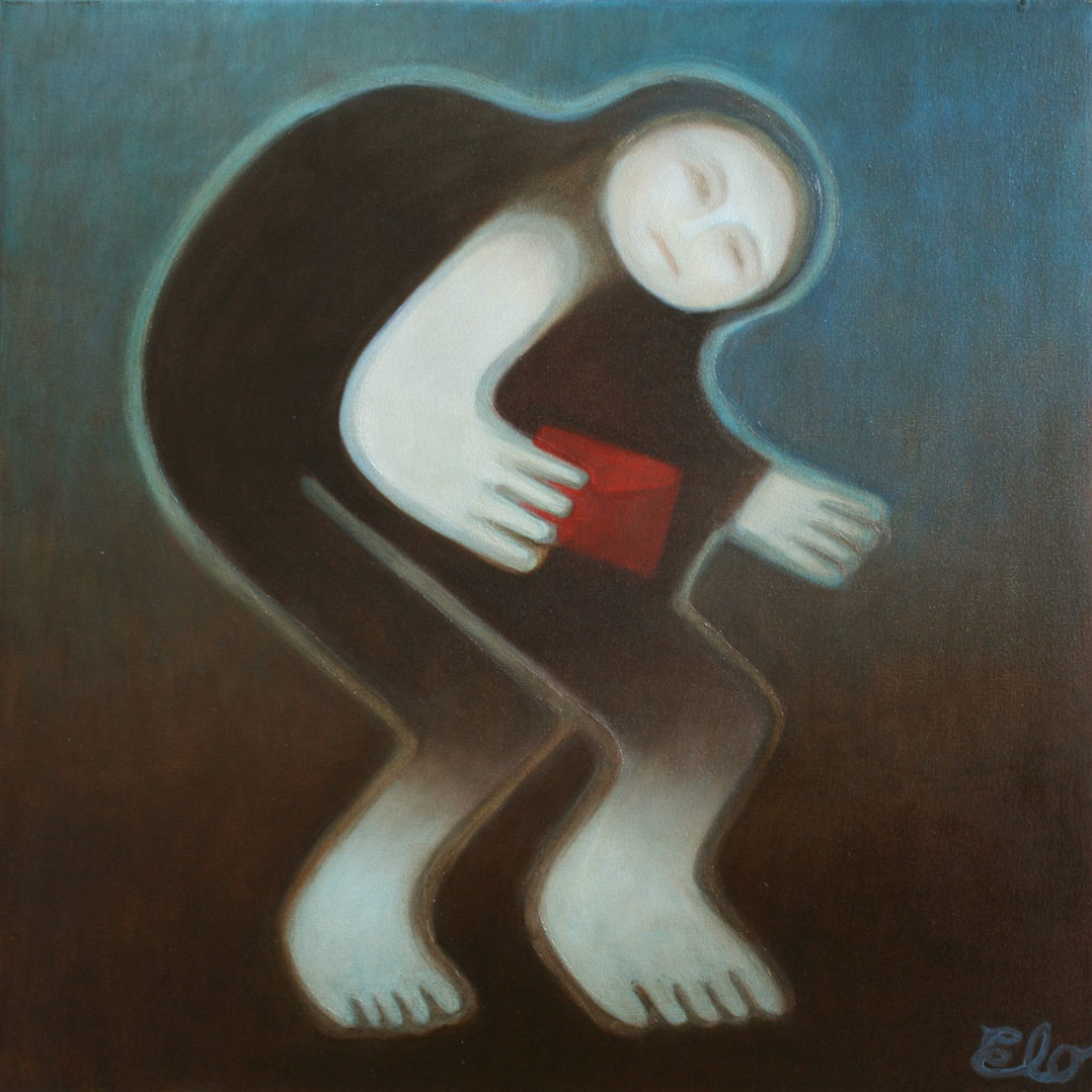 Messenger, Painting by Elohim Sanchez, Oil on canvas