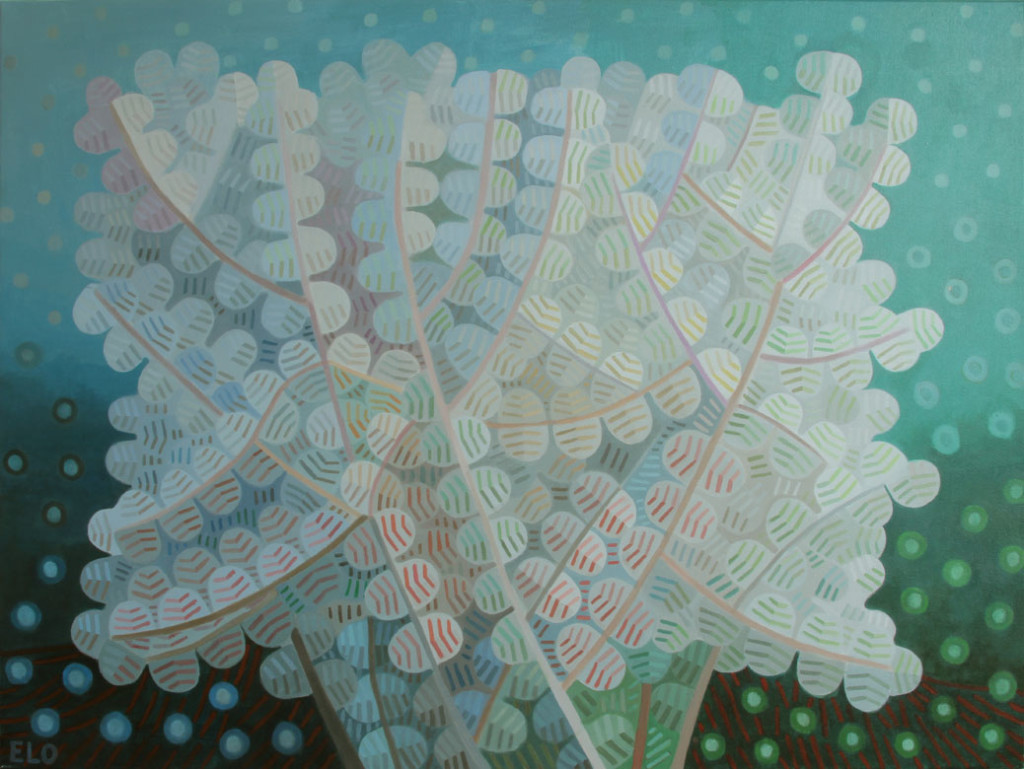 Shrub, Painting by Elohim Sanchez, Acrylic on canvas